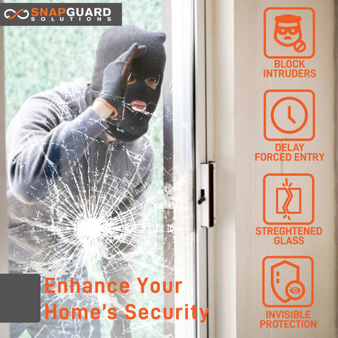 Snapguard Solutions 8mil Security and Safety Shatterproof Window Film