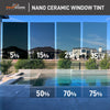 Snapguard Solutions Nano Ceramic Window Tint - 2ft x 100ft + Lifetime Warranty
