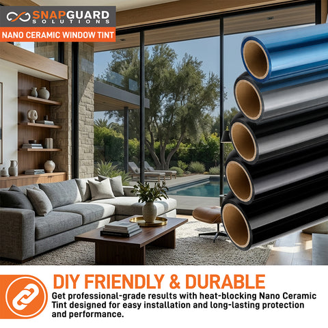 Nano Ceramic Home Window Tint Film - 5ft x 10ft