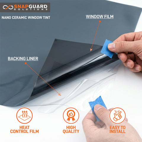 Nano Ceramic Home Window Tint Film - 5ft x 10ft