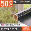 Snapguard Solutions Nano Ceramic Window Tint - 2ft x 6.5ft + Lifetime Warranty