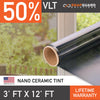Snapguard Solutions Nano Ceramic Window Tint - 3ft x 12ft + Lifetime Warranty