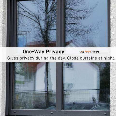 One-Way Window Film - Blue + Lifetime Warranty