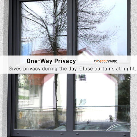 One-Way Window Film - Gray + Lifetime Warranty