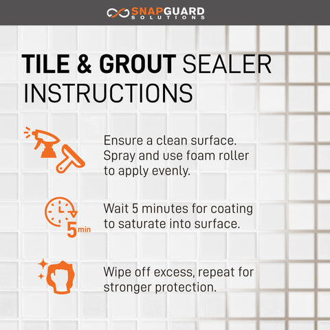 Tile and Grout - 500ml Spray with Grout Removal Tool